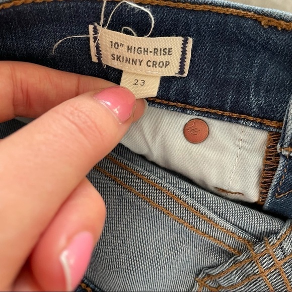 Madewell 10" High-Rise Skinny Crop Jeans: Button-Front TENCEL™ Denim Edition - Picture 10 of 11